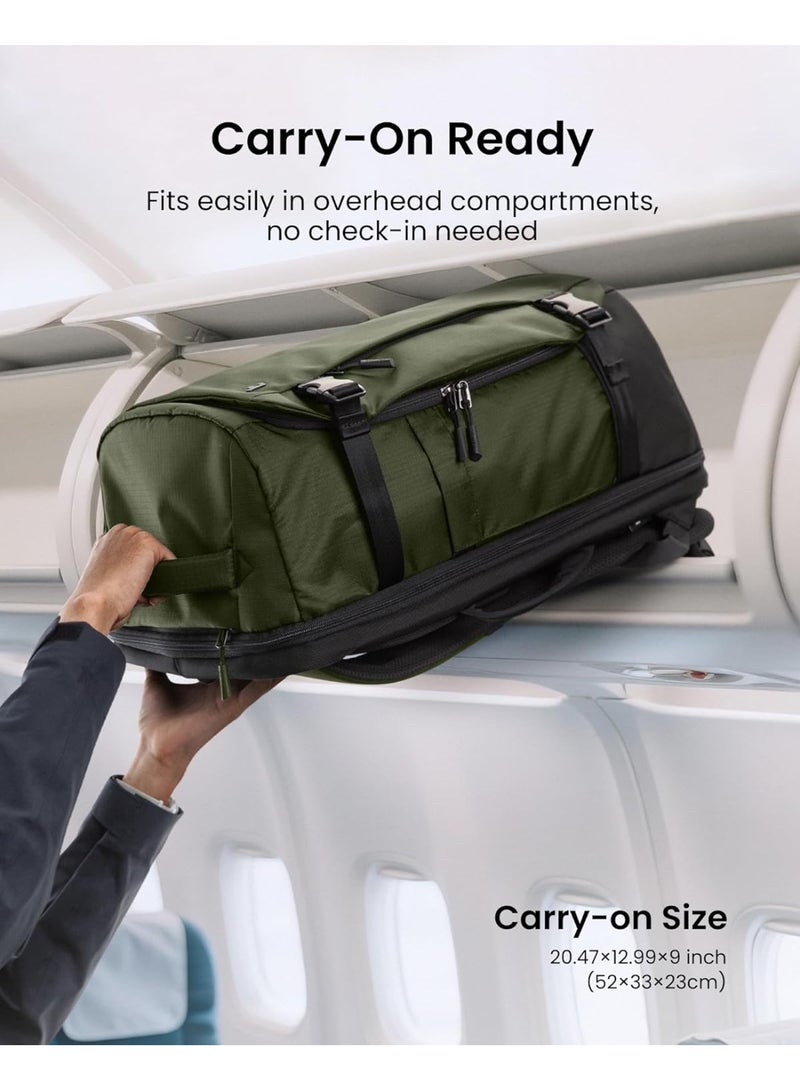 Tomtoc Navigator-T66 Liteway 40L Travel Backpack – TSA-Friendly Carry-On Luggage, Water-Resistant Lightweight Business Rucksack, Fits 17.3-Inch Laptop, Durable Weekender Daypack - Image 4