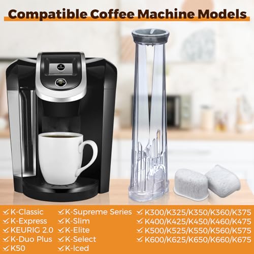 Buhobha Water Filter Holder and 2 Water Filters, Compatible with Keurig 2.0 Series Coffee Machines Compatible with K-Supreme Series/K-Express/K-Slim/K-Elite/K-Duo Plus/K-Select/K-lced/K50/K-Classic - Image 3