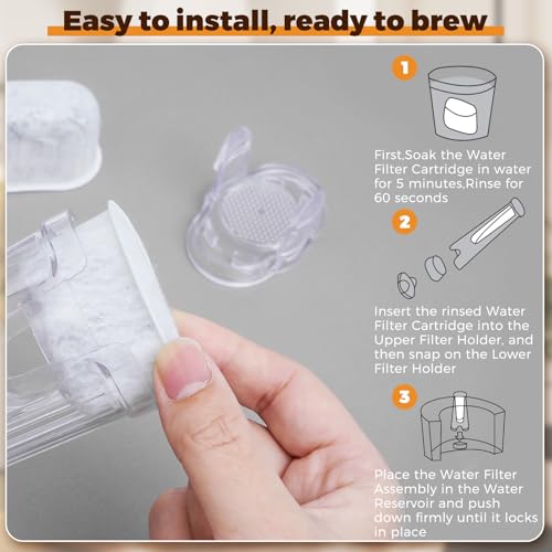 Buhobha Water Filter Holder and 2 Water Filters, Compatible with Keurig 2.0 Series Coffee Machines Compatible with K-Supreme Series/K-Express/K-Slim/K-Elite/K-Duo Plus/K-Select/K-lced/K50/K-Classic - Image 4