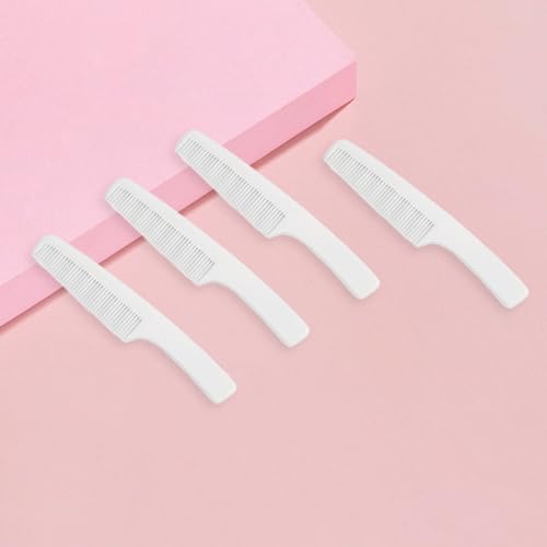 Clayherbs Pack-50 Individually Wrapped Combs Disposable Combs Plastic Travel Comb Hair Combs for Hotel Shelter Homeless Charity Church Nursing White Comb Hotel Toiletries - Image 5