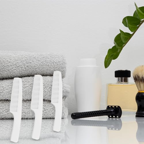 Clayherbs Pack-50 Individually Wrapped Combs Disposable Combs Plastic Travel Comb Hair Combs for Hotel Shelter Homeless Charity Church Nursing White Comb Hotel Toiletries - Image 3