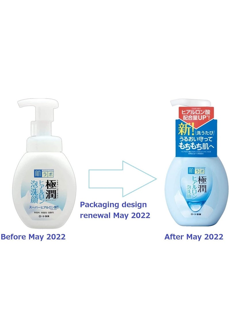 Hada Labo Hada Labo Hyaluronic Acid Moisture Bubble Foaming Cleanser ,160ml  - Image 3