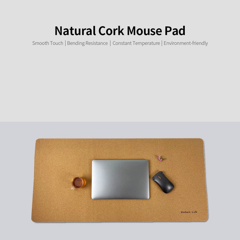 Cork Pad: Aries Natural Cork Waterproof Durable Breathable - Heat Retaining Elastic Astrology Pad for Home Office Desk Setup - Image 2