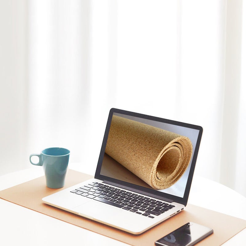 Cork Pad: Aries Natural Cork Waterproof Durable Breathable - Heat Retaining Elastic Astrology Pad for Home Office Desk Setup - Image 4