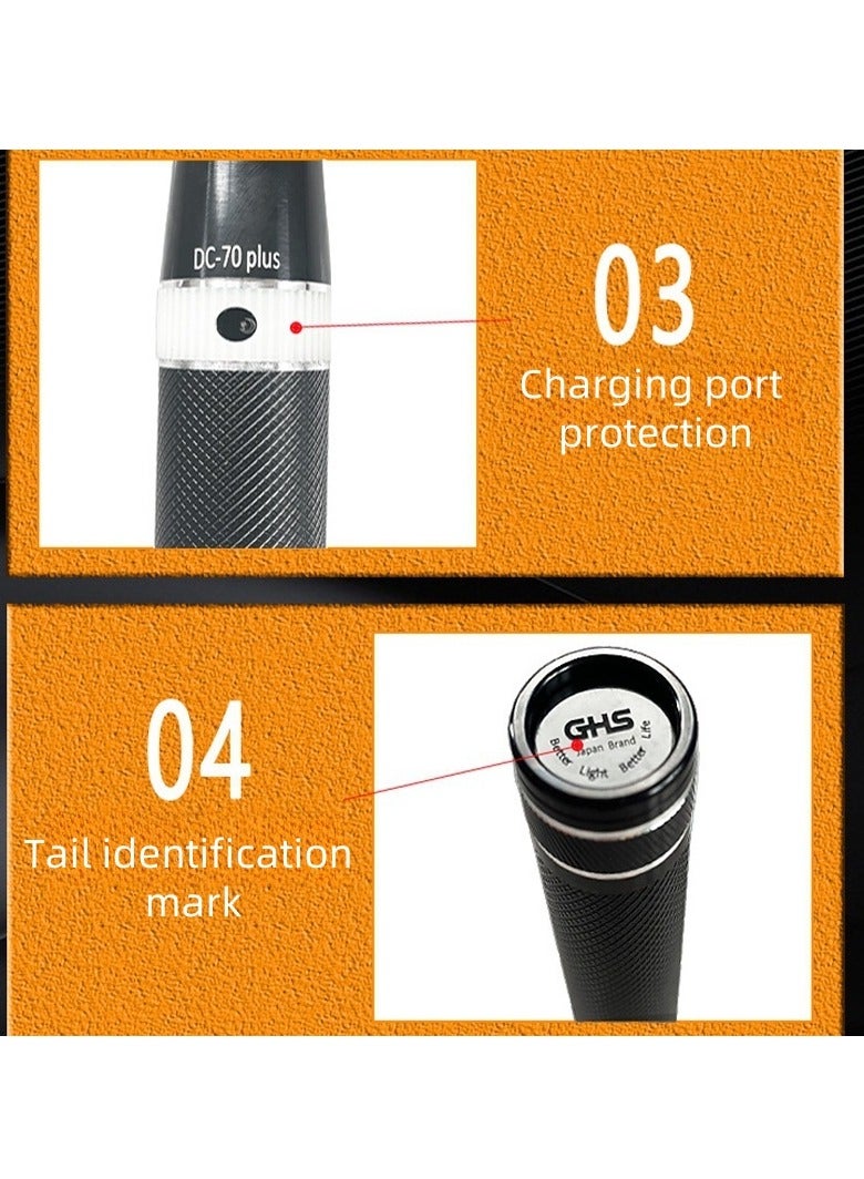 LED Flashlights - Mini Camping Flashlights with High Lumens,  Zoomable Beam - Powerful, Bright, and Versatile Tactical Flash Light for Outdoor and Home Use  - Image 5