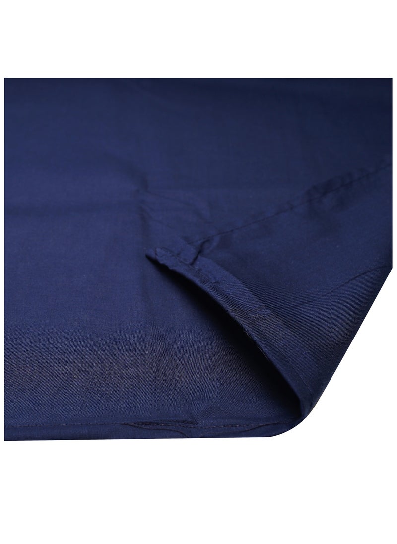 Home-Tex Design 2 Piece Hometex Design Single Size Dyed Flat Sheet Set - 1 Flat Sheet (150x260 cm) + 1 Pillow Cover (50x75cm)  - Image 5