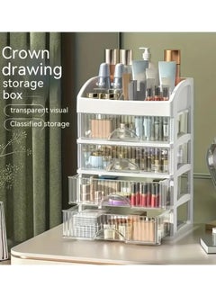 Makeup Organizer For Vanity, Large Capacity Desk Storage Box With Drawer For Dresser, Bathroom & Countertop, Great Holder For Cosmetics, Perfume, Skincare & Toiletries - pzsku/ZBAC4A50F60409F19D964Z/45/_/1714201571/93426f7b-e6b2-4054-b155-9095db4db543