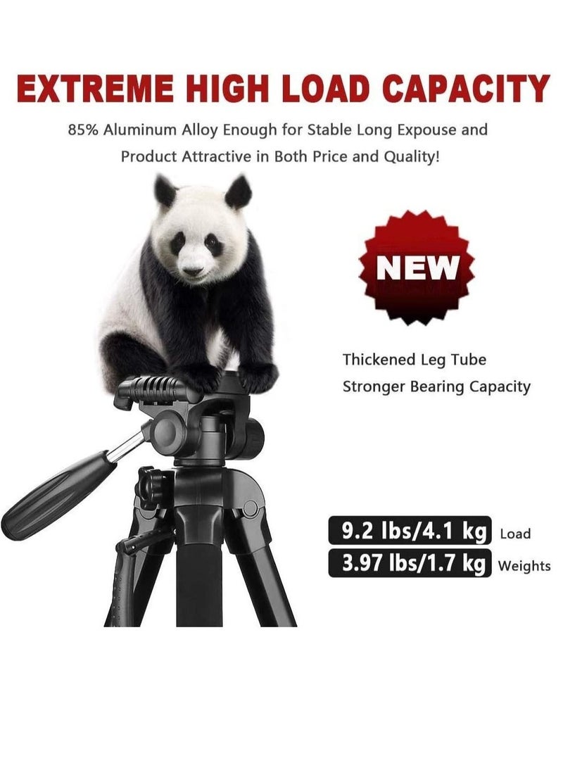 Jmary Professional Aluminium Tripod for All DSLR Cameras And Mobile Phones (Black) - Image 4