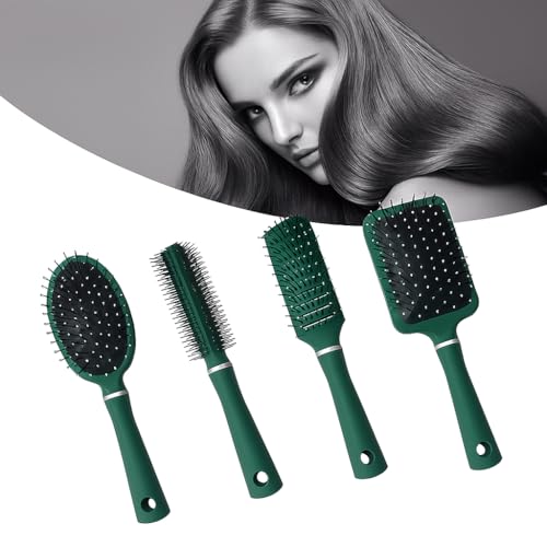 ZEBROC 4pcs set Hair Scalp Massage Comb Hairbrush Wet Curly Hair Brush Paddle Hair Brush Comb Set for Women and Men 4 Pcs Wet Hair Brushes for long Hair No Tangle Hair Brushs for Curly or Straight - Image 1