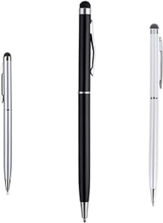 Universal Stylus Ballpoint Pen, 2 in 1 for Tablets and smart phones - Assorted Colors