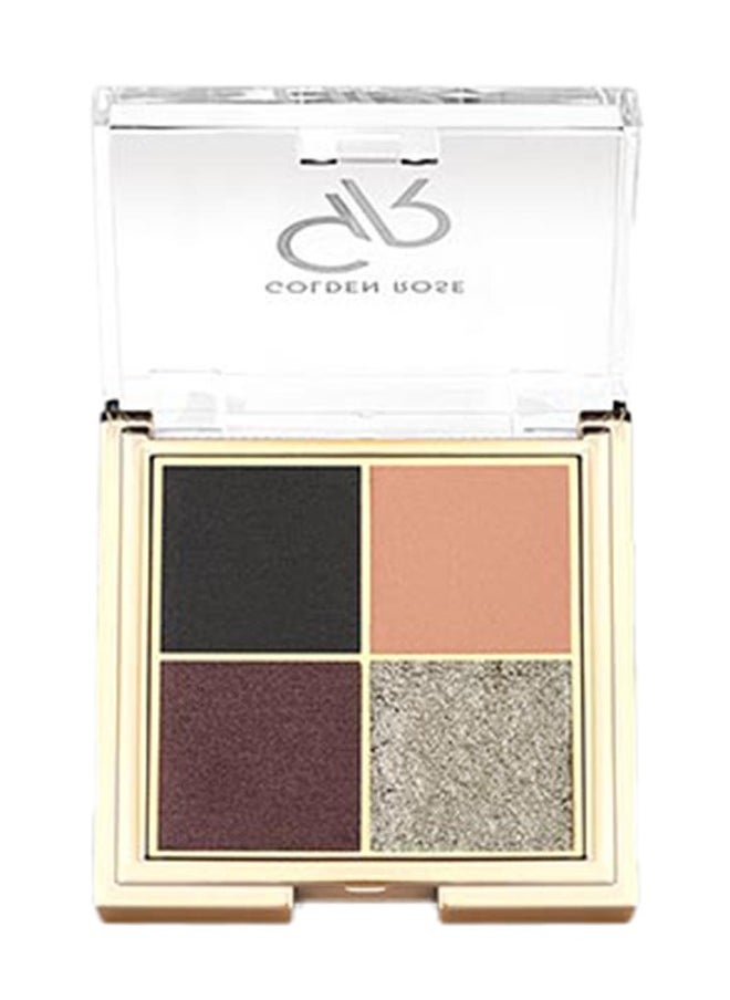 Golden Rose QUATTRO EYESHADOW PALETTE -01 MIDNIGHT KISS  - Image 1
