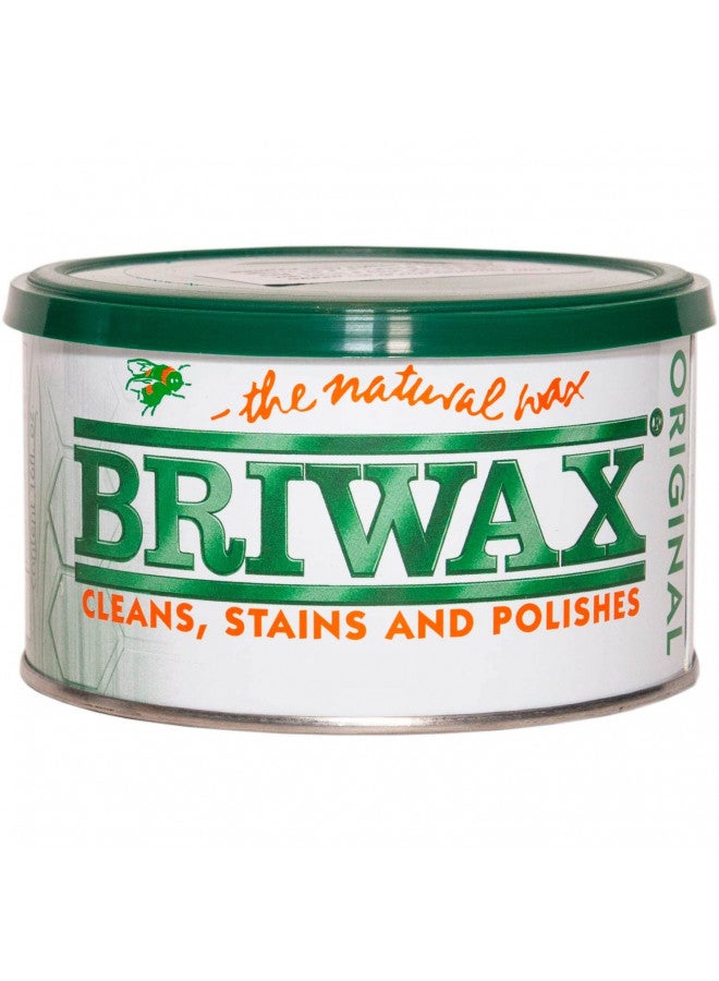 Briwax (Light Brown) Furniture Wax Polish, Cleans, Stains, and Polishes