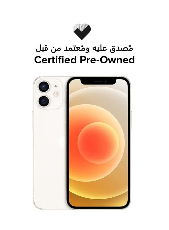 ابل  Certified Pre Owned - iPhone 12 With Facetime 256GB White 5G - International Version - Image 1