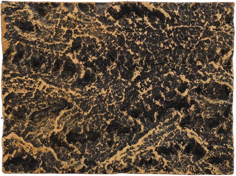 Rock Terrarium Background Board, Reptile Tank Background with High Simulation Stone Texture, PU Climbing Habitat Decoration for Rainforest Aquarium and Fish Tank (17.5 * 13cm) - Image 1