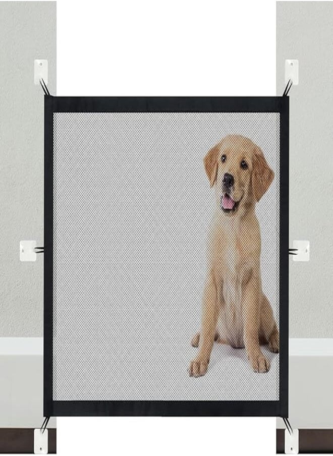 Generic Magic kids Pet Gate for The House Stairs Providing a Safe Enclosure for Pets to Play and Rest, 6 Loops Design 109 CM* 75 CM 
