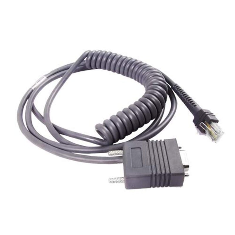 PARTSHE Compatible RS232 Serial Cable for Symbol Barcode Scanner LS2208 LS4208 LS4278 LS7708 LS9208 RJ48 to DB9 Cable 9ft, CAB-2208-RNC3, Replacement for CBA-R02-C09PAR - Image 2