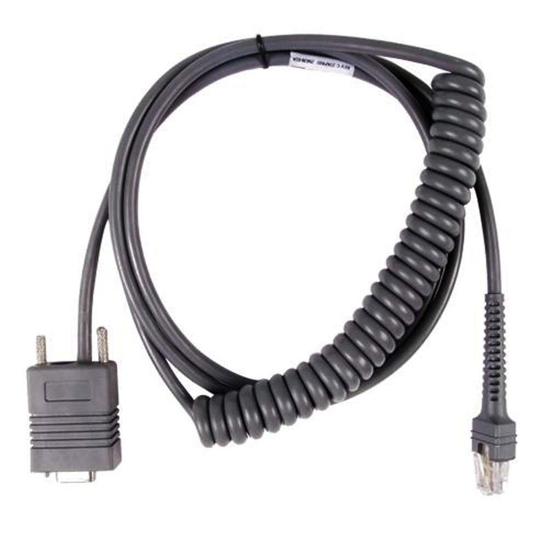PARTSHE Compatible RS232 Serial Cable for Symbol Barcode Scanner LS2208 LS4208 LS4278 LS7708 LS9208 RJ48 to DB9 Cable 9ft, CAB-2208-RNC3, Replacement for CBA-R02-C09PAR - Image 1