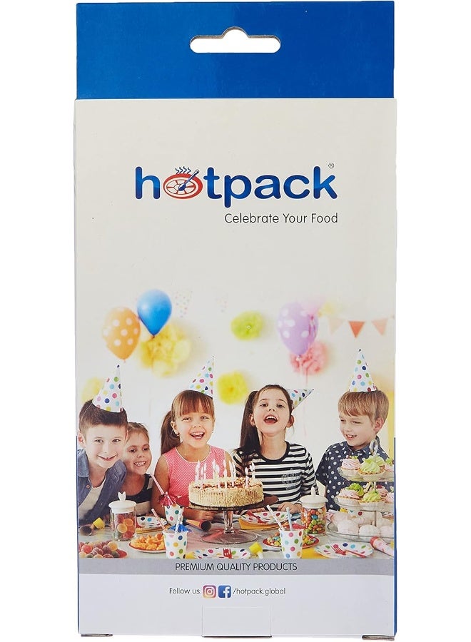 Hotpack أدوات المائدة البلاستيكية الثقيلة والقابلة للتصرف من هوتباك 12 ملعقة + 12 شوكة + 12 سكين 36 قطعة 1 مجموعة  - Image 3