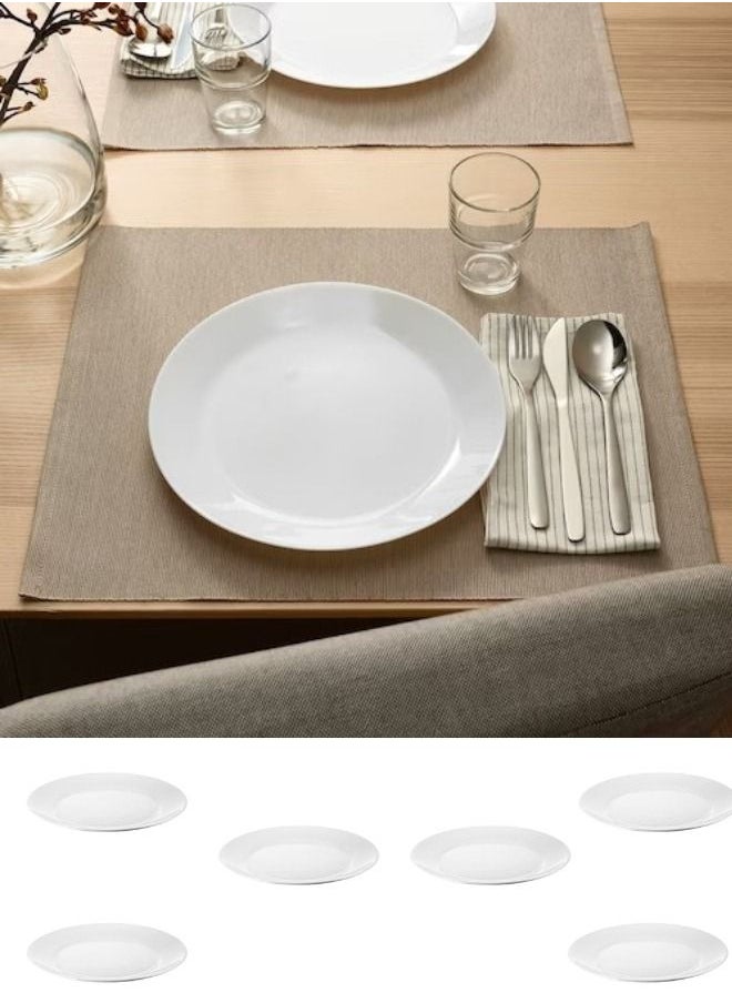 OFTAST - Set Of 6 French Tempered Glass Plates - Image 1