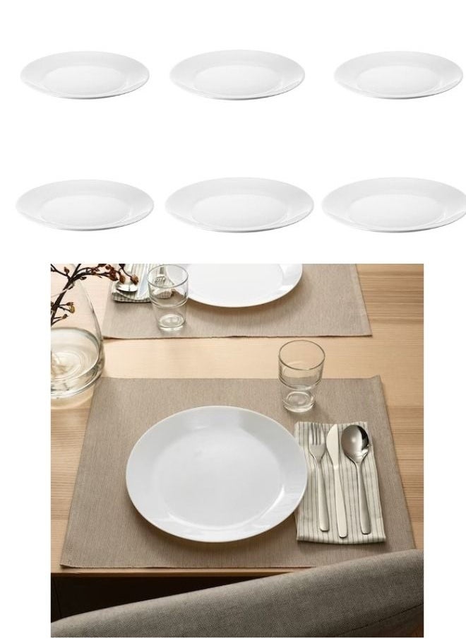 OFTAST - Set Of 6 French Tempered Glass Plates - Image 1