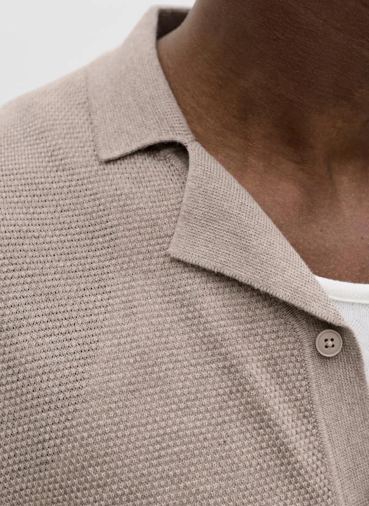 JACK & JONES  Short sleeve Knitted polo for Men | Best Price UAE