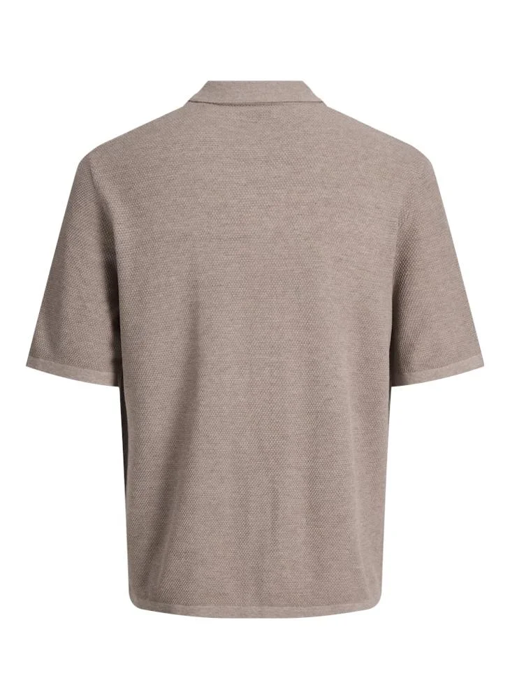 JACK & JONES  Short sleeve Knitted polo for Men | Best Price UAE