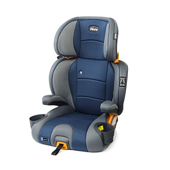 Chicco Kidfit Zip Plus 2-In-1 Belt-Positioning Booster Car Seat, Backless And High Back Booster Seat, For Children Aged 4 Years And Up And 40-100 Lbs. | Seascape/Blue - Image 4