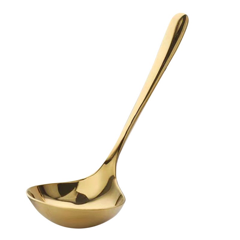 304 Stainless Steel Ladle: Large Capacity, Thickened Reinforced - Sturdy Long Handle Ladle for Home Kitchen Family Dining - Image 1