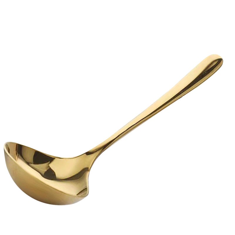 304 Stainless Steel Ladle: Large Capacity, Thickened Reinforced - Sturdy Long Handle Ladle for Home Kitchen Family Dining - Image 4