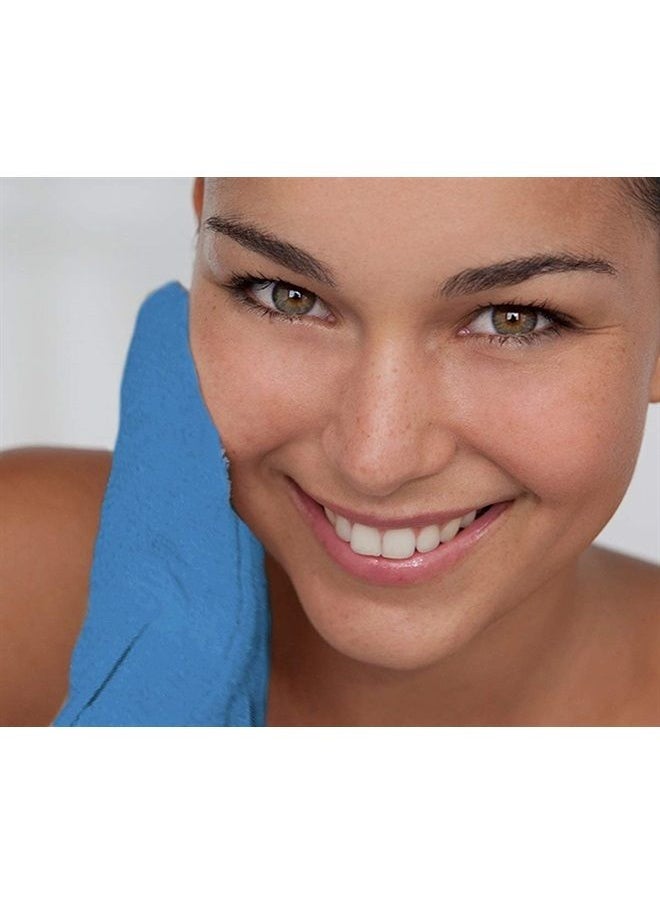 Zakia's Morocco Original Kessa Exfoliating Glove - Value Pack (2pcs) - Teal Blue - Removes unwanted dead skin, dirt and grime. Great for self-tanning preparation. Made of 100% Natural Rayon. (2 Units)  - Image 5