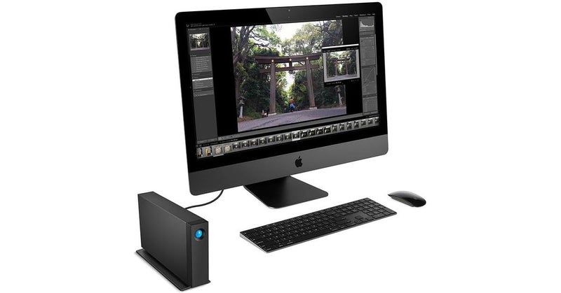 LaCie d2 Professional, 14TB, External Hard Drive Desktop, Thunderbolt 3 USB-C, 7200 RPM Enterprise Class Drives, for Mac and PC Desktop, 1 Month Adobe CC, 5 Year Rescue Services (STHA14000800) - Image 4