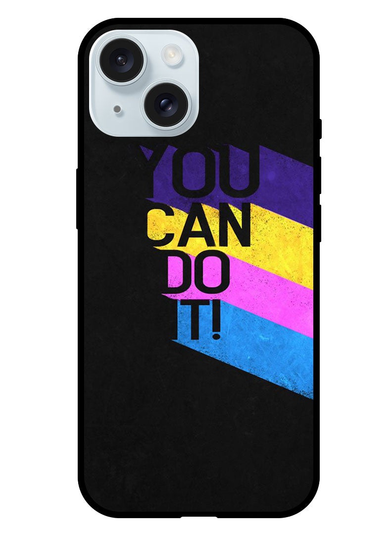 Theodor Protective Case Anti Scratch Shock Proof Bumper Cover For iPhone 15 Plus You can do it - Image 1