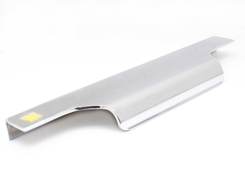 RAB Handle Aluminum Kitchen and Office Drawer/Cabinet/Door/Wardrobe Profile Handle (Code:- Hand F 121, Finish:- CP, Size:- 8") - Image 1