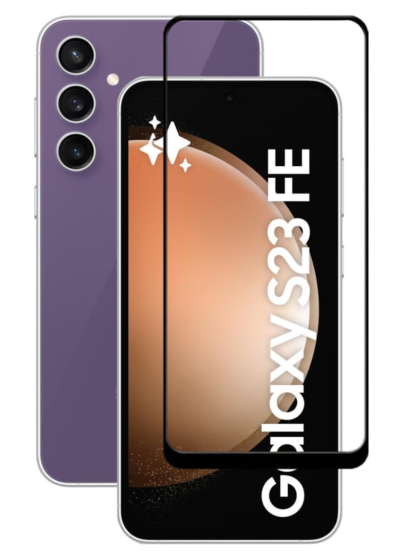 ACLIX Antistatic ESD Dustproof Premium Quality High Definition Tempered Glass Screen Protector Designed For Samsung Galaxy S23 FE - Image 1