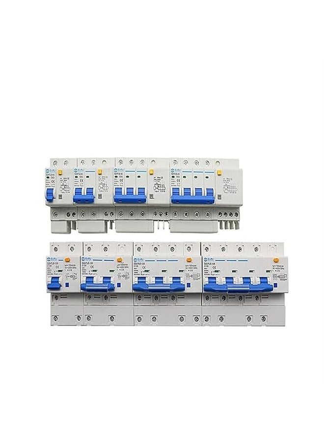 DZ47LE 63 RCBO Circuit Breaker 80A 2P Leakage Protection Overload Protection AC400V - Image 1