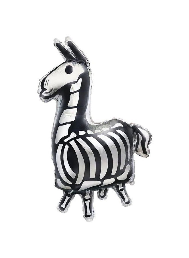 Unique Fortnite Llama Giant Black/Silver Foil Balloon - 35" (1 Count) | Premium Quality Party Decor - Perfect for Gaming Parties & Themed Events - Image 1