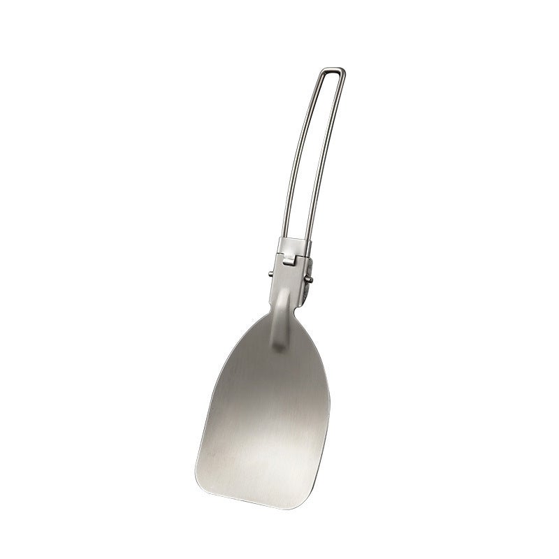 Portable Folding Camp Spatula 304 Stainless Steel Outdoor Cookware Upgrade-Spatula 