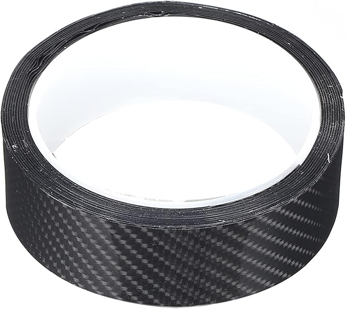 Black Carbon Fiber Car Door Guard Sticker Size 1 For Trucks And SUVs - Image 1