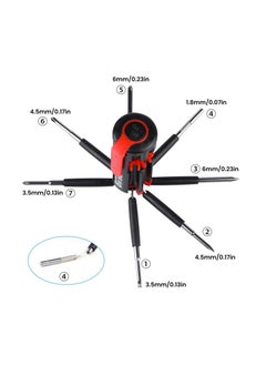 Y&D 8-in-1 Screwdriver Set, General Maintenance Tools Ratchet with Worklight Nighttime Repair Home Toolkit Portable Kit for DIY Nightwork  - Image 2