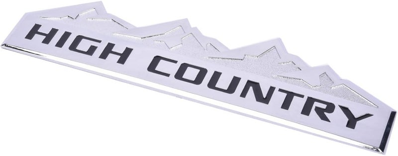 Aimoll 3pcs High Country Emblem Replacement Badges for Chevrolet Silverado and Sierra - Image 3