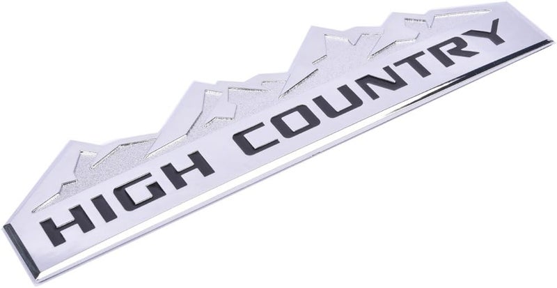 Aimoll 3pcs High Country Emblem Replacement Badges for Chevrolet Silverado and Sierra - Image 2