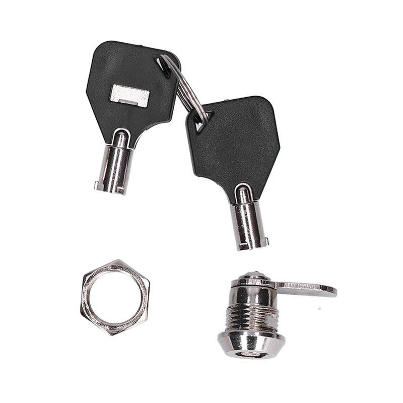 File Cabinet Locks Furniture Cam Locks Security Lock with Keys for Vending Machines Computers Closet Doors - Image 3