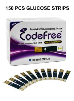SD BIOSENSOR Code Free Blood Glucose Monitor Stripe Diabetic Sugar Measurement For Home Hospital Clinic Use Self Test 150 Strips 