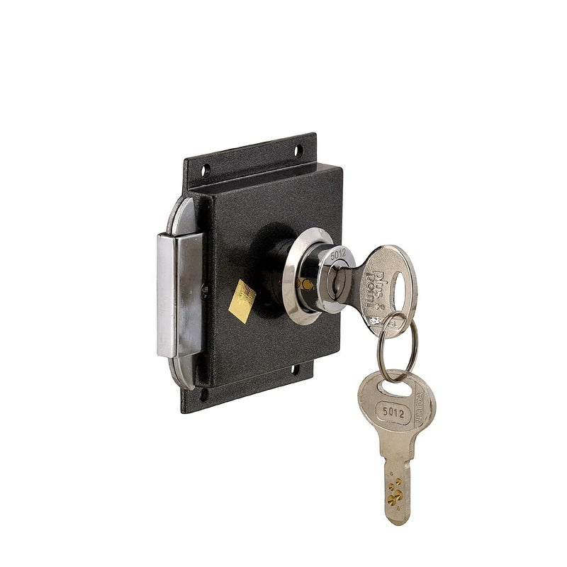 ESET Multipurpose Universal Furniture Drawer Cupboard Cabinet Steel Lock Brass Body Sliding Cupboard Lock with Ulta Keys 25 mm Pack of 2 Piece Only - Image 4