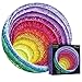 Antelope 1000 Piece Rainbow Puzzle for Adults Hue Wormhole Jigsaw Puzzles 1000 Pieces1000 Piece Round Puzzles Wormhole Puzzles High Resolution Matte Finish Smooth Edging No Dust 3D Puzzle - Image 3