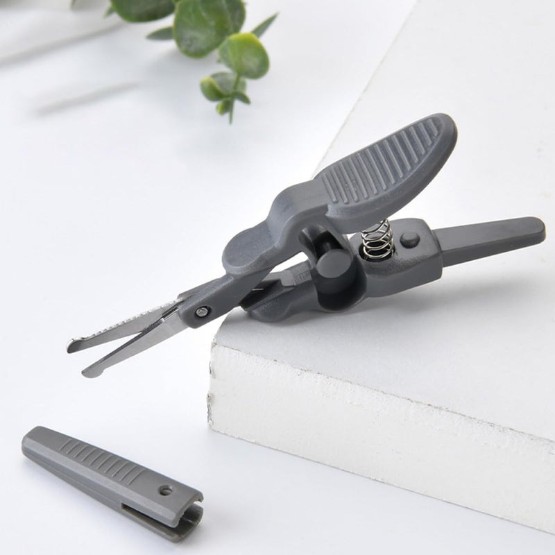 Beaupretty 4pcs Stainless Steel Nose Hair Scissors Rounded Tips for Men Mini Manual Nose Hair Trimming Tools and Eyebrow Grooming Scissors for Personal Care - Image 5