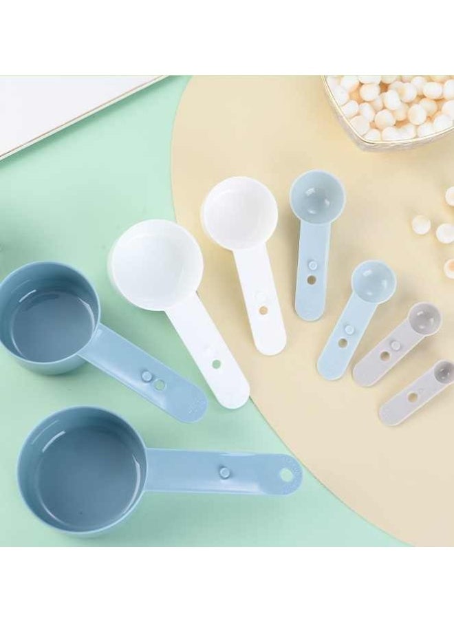 Generic - 8-Piece Plastic Measuring Cup Set – From 1.25ml to 250ml – Multi-size & Color - Image 1