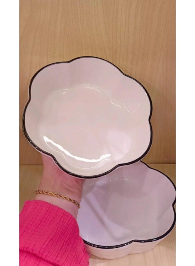 طبق غويط بورسلين مقاس 18  - Image 1