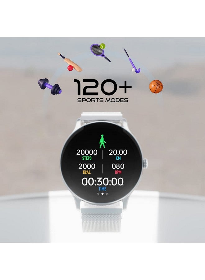 Fire-Boltt Fire-Boltt Phoenix Ultra Luxury Stainless Steel, Bluetooth Calling Smart Watch, AI Voice Assistant, Metal Body with 120+ Sports Modes, SpO2, Heart Rate Monitoring (Silver) - Image 5