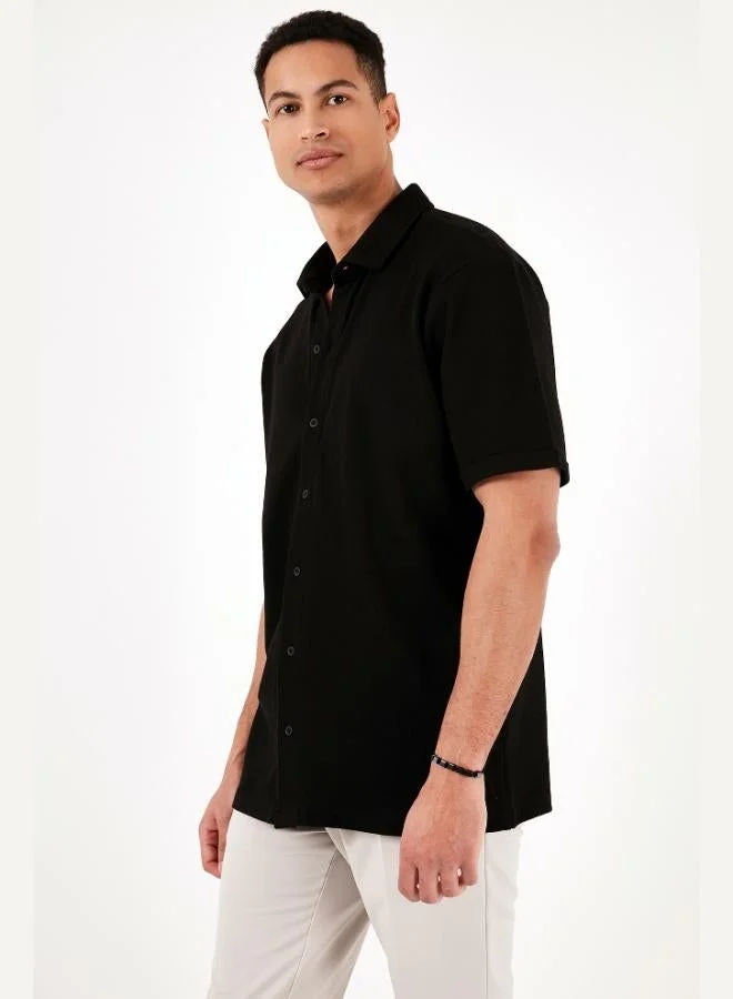 Buratti  Buratti Cotton Regular Fit Short Sleeve Shirt Men's SHIRT 5902724 for Men | Best Price UAE